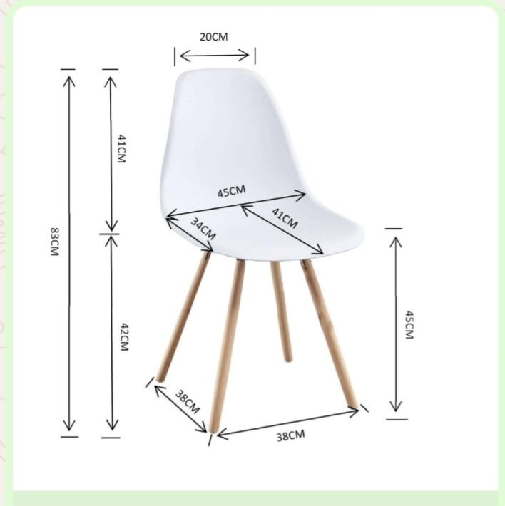 Chaise scandinave "Gris"