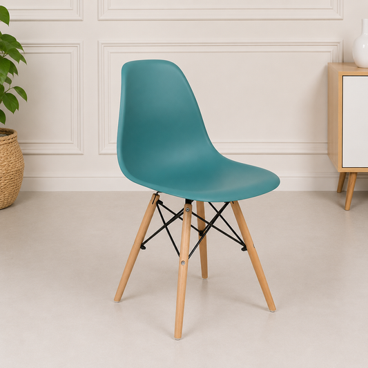 Chaise scandinave "Vert Canard"