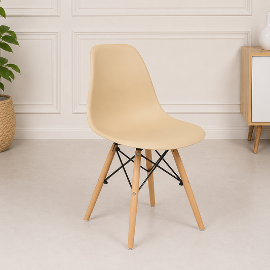 Chaise scandinave "Beige"