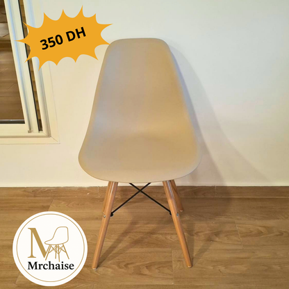 Pack 4 chaises scandinaves "Blanc,Noir,Vert,Jaune"