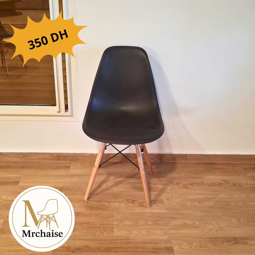 Chaise scandinave "Noir"