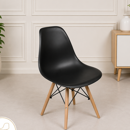 Chaise scandinave "Noir"