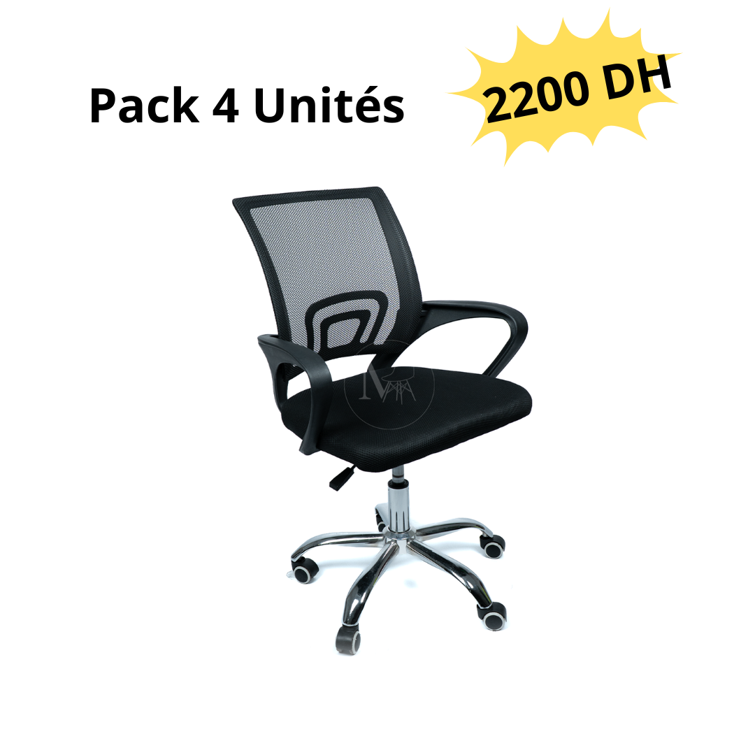 Pack 4 chaises Ergonomiques