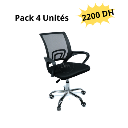 Pack 4 chaises Ergonomiques