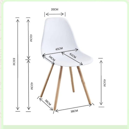 Chaise scandinave "Vert"